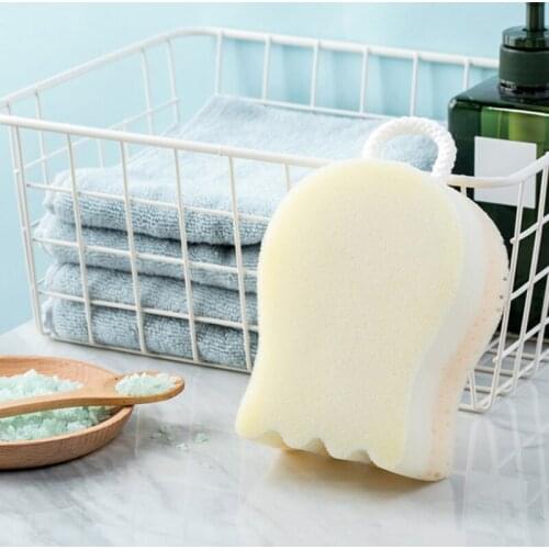Bath Sponge Cartoon Soft Exfoliating Sponge Environmental Safety Double Sided Design Bath Ball Bathroom Shower Cleaning Sponge