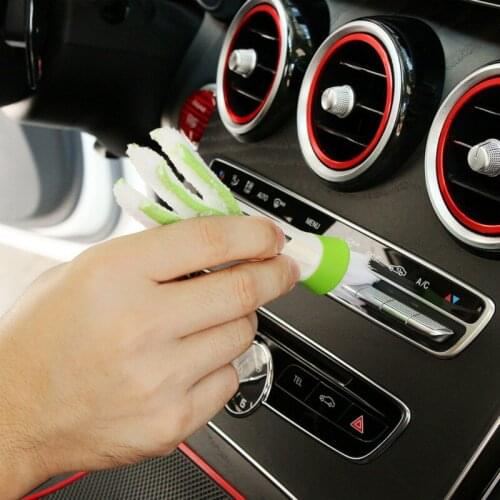 2-in-1 Car Air Conditioning Air Outlet Cleaning Tool Multi-Purpose Brush FOR Hyundai ix35 iX45 iX25 i20 i30 Sonata,Verna,Solaris