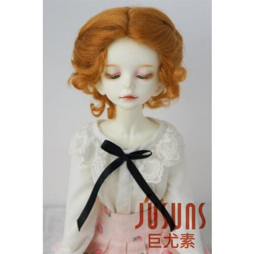 JD089 1/4 1/3 Classic Twist Mohair Doll Wig For Size 7-8inch 8-9inch Doll Top BJD Hair Mohair Hair Fashion Doll Accessories