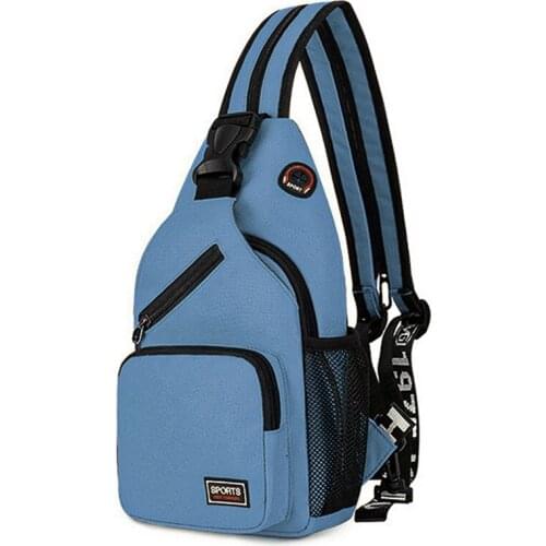 Women Small Backpack Casual 2021 Girls Chest Bag With Earphone Hole Female Multi-Functional Mujer Crossbody Bags For Women