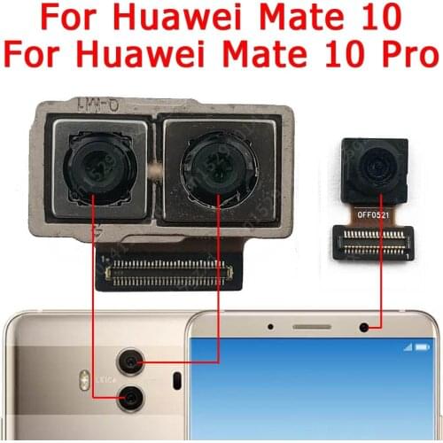 Original For Huawei Mate 10 Pro Mate10 10Pro Front Rear Back Up Camera Frontal Main Facing Small Camera Module Replacement Parts