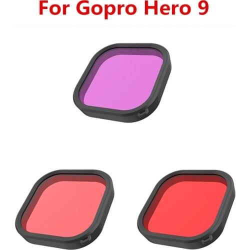 Camera Filter Set For Gopro Hero 9 Lens Color Filter For Go pro 9 Action Camera Accessories