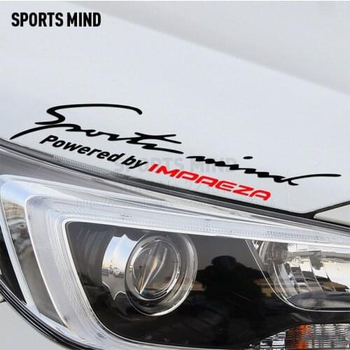Sports Mind Car-Styling On Car Lamp Eyebrow Sport Entertainment Car Sticker For Subaru impreza exterior accessories