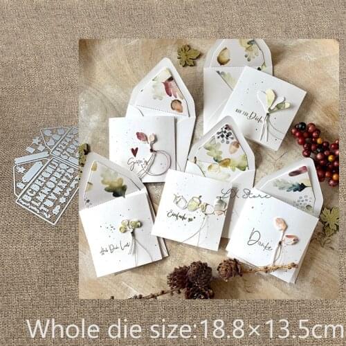 New Design Craft Metal Cutting Die die cuts Letter label envelope decoration scrapbook Album Paper Card Craft Embossing die cuts