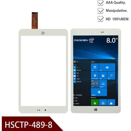 Original Glass film New 8"inch HSCTP-489-8 for Chuwi Hi8 tablet pc capacitive touch screen glass digitizer panel Free shipping