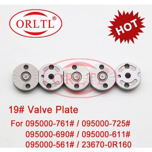 Common Rail Injector Valve Orifice Plate Control Valve Plate For 095000-561#/611#/690#/724# 23670-0R010/23670-09130/23670-0R016