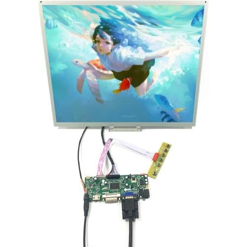 17" G170EG01 V1 1280X1024 LCD Screen H DMI VGA DVI LCD Controller Board Contrast Ratio 800:1