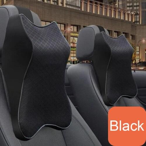 3D Memory Foam Car Neck Pillow Adjustable Head Restraint Auto Headrest Travel Pillow Neck Support Holder Seat Covers Car Styling