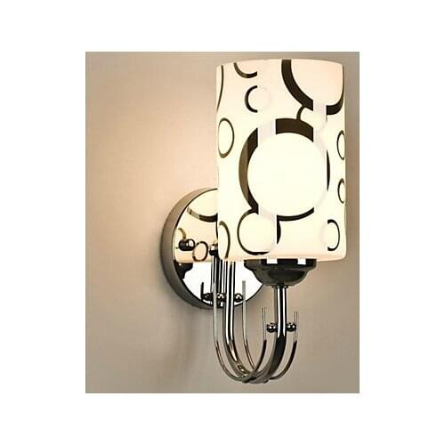 Simple Modern Wall Sconce LED Wall Light For Home Bedroo Bedside Wall Lamp Indoor Lighting Lampara Pared E26/E27 Glass Metal