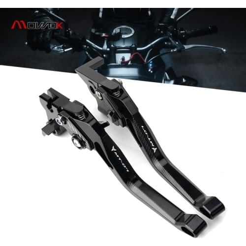 For YAMAHA MT07 FZ07 MT 07 Mt-07 2014-2021 2020 2019 2018 Adjustable 3D Rhombus Brake Clutch Levers Motorcycle Accessories CNC