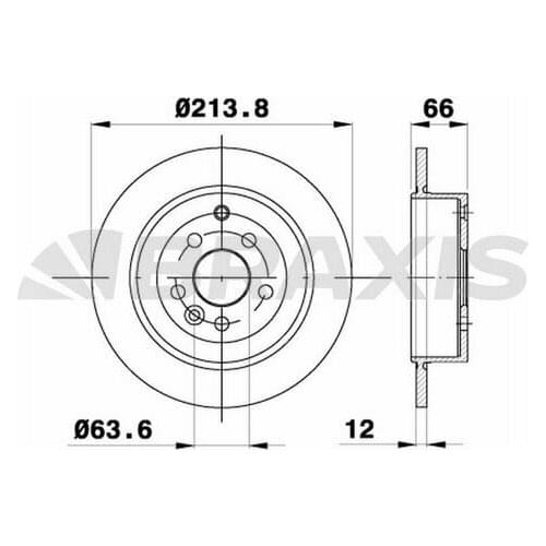 REAR BRAKE DİSKİ LAND ROVER FREELANDER II 06 2.2 TD4 LR001018