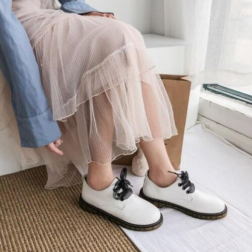 Black comfortable work shoes sponge cake single shoes Small leather shoes female wild thick high heel retro Single Shoes U15-87