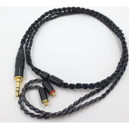 Replacement Audio Cable for Shure SE215 SE535 SE846 UE900 W40 Headphones Fits Many Headphones Silver Plated Cord Wire 23 AugT1