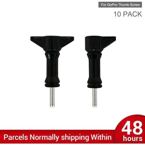 10 PACK Go Pro Accessory Long Thumb Screw Tripod Monopod Mount for GoPro Hero 9 8 7 6 5 Yi 4K Sjcam Eken DJI Action Camera