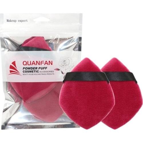 2pcs/bag Makeup Blendiful Puffs Loose Powder Foundation Puff Portable Soft Diamond Make Up Sponge Facial Cosmetic Tool