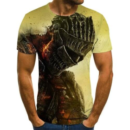 3D graphic T-shirt mens O-neck short-sleeved Harajuku streetwear plus size 2021 polyester material street trend