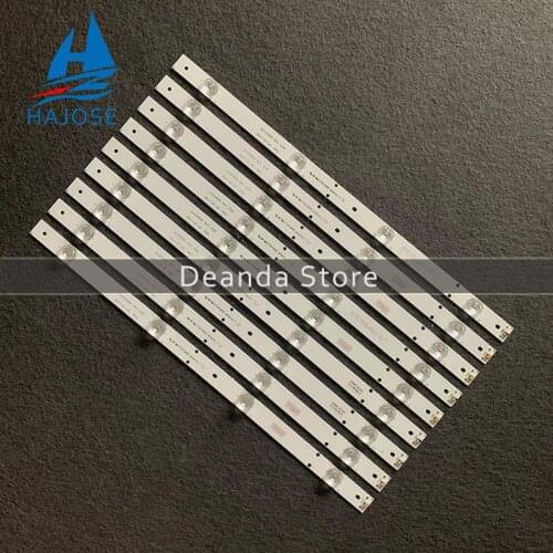 9 Pcs/Lot 100% New Original LED Backlight Bar Lamps for 49 inch TV DLED49HD 9X4 1005 E177671B/PEC 4 leds 3V Square Lens