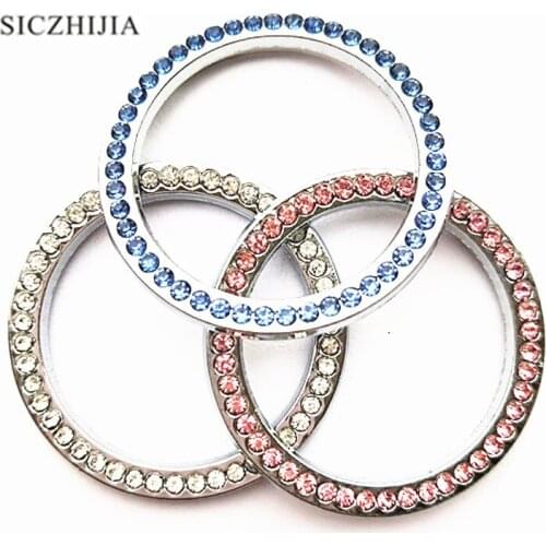 Car ignition switch decorative sticker for Citroen C-Quatre C-Triomphe Picasso C1 C2 C3 C4 C4L C5 Elysee/DS-series