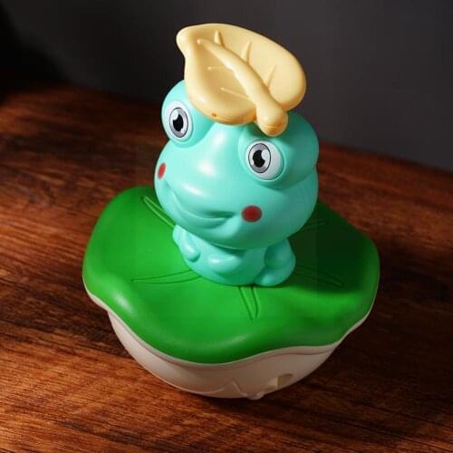 Baby Bath Toys Electric Spray Water Floating Rotation Shower Sprinkler For Children Bathroom Forg Kid Game Green Swimming T C4N8