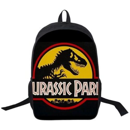 Cartoon Jurassic Park Theme Children Backpacks Dinosaur Printing School Bags For Kids Children Boys Mochila Infant Satchel