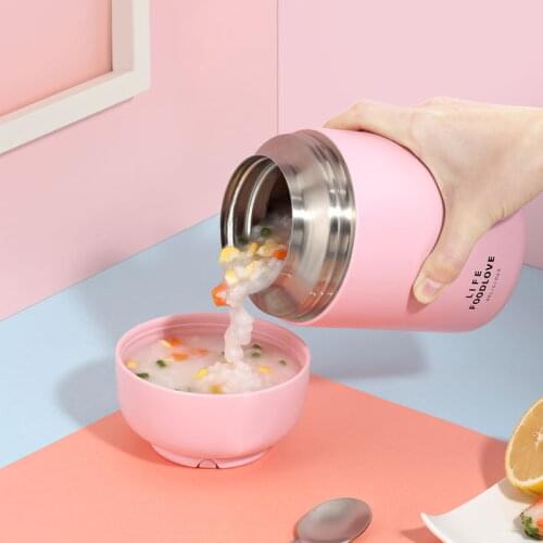 Braising Beaker Stew Pot Children Stainless Steel Large Capacity Portable Heat Preservation Lunch Box With Handle Braised Cup