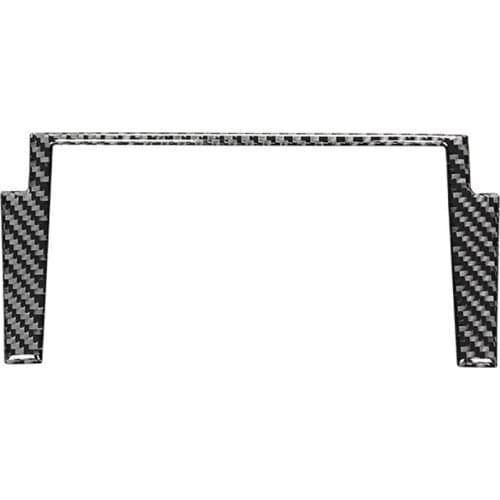 For Nissan 350Z 2003-2009 Navigation Display Panel Frame Cover Trim Carbon Fiber Sticker Car Accessories