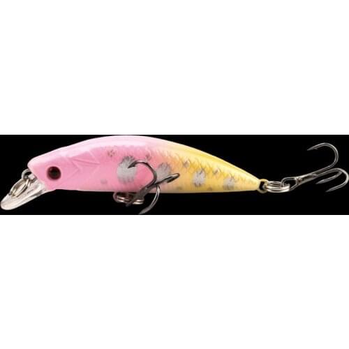 6cm/6.1g Artificial Minnow Sinking Wobblers Fishing Lure Hard Lure 3D Eyes Sharp Hooks High Quality Plastic Fishing Bait