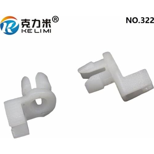 KE LI MI Short Door Lock Rod Fastener White Nylon Replacement Vehicle Interior Accessories