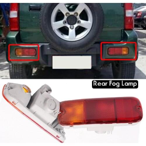 Lofty Richy For SUZUKI Jimny 2006 2007 2008 -2016 Rear Bumper Fog Light Fog Lamp Brake Light Foglamp FogLight