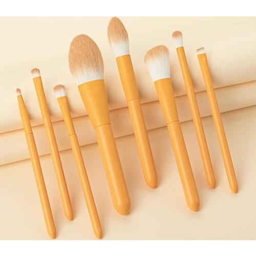 8PCS Makeup Brush Set Beauty Tools Foundation Blush Eye Shadow Brush Eyebrow Blending Brush Makeup Tool Maquillaje Wholesale