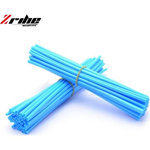 New Motorcycle 72 Pcs Wheel Rim Spoke Wrap Kit Skin Cover For MX Motocross Dirt Pit Bike Enduro Supermoto Honda Suzuki