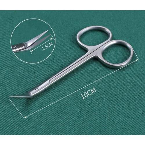 Zhonghe Tiangong wow nose cutting nose septum scissors 45 degree bevel beak scissors nose beauty plastic equipment beak scissors