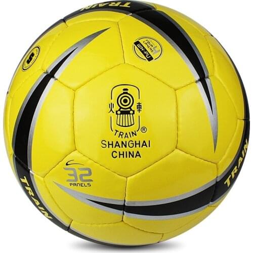 Official Standard Size 5 Football Training Match Soccer Ball Train GS8003 School PE Class PU Butyl Liner Sports Football Balls