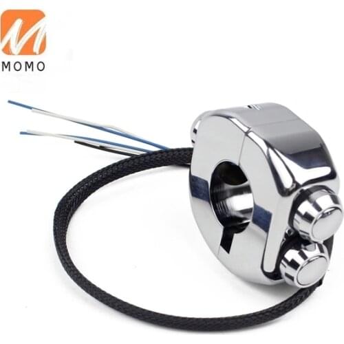 22mm Motorcycle Handlebar Switch Waterproof Headlight Fog Light Horn Brake ON/OFF Start Kill 3 Button Switch