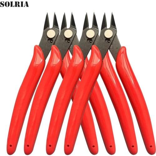 Dropshiping Pliers 5 Inch Wire Cutters Precision Electronic Flush Cutter Sharp Side Cutting Pliers with Opening Spring Hand Tool