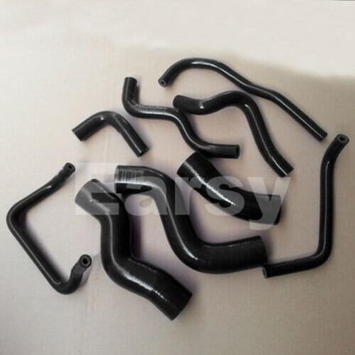 For Toyota Land Cruiser LC/FZJ80 HPS 1991-97 9pc Silicone Radiator&Heater Hose