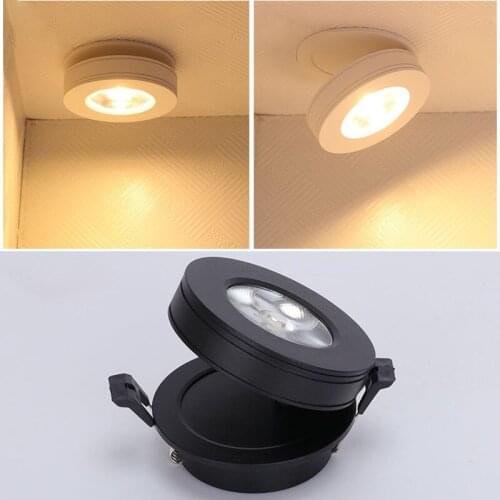 Folding Track 3W 5W 7W 10W led ceiling light Adjustable COB downlight Spot Light for Home Living Room lighting ceiling