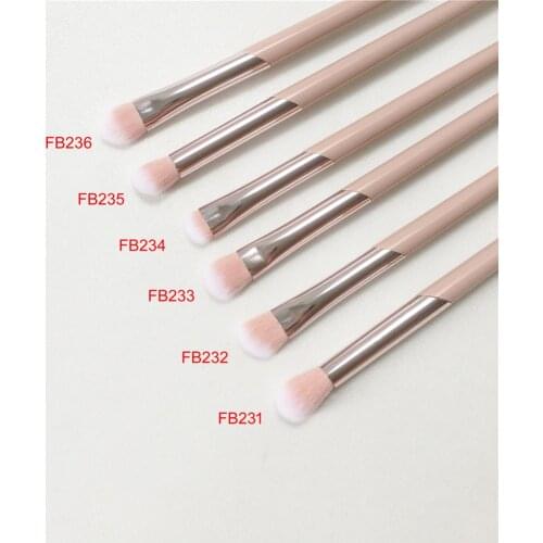 FB-SERIES Pink Eye Brush Set FB231 FB232 FB233 FB234 FB235 FB236 FB237 Eyeshadow Blending Smokey Shader Smudge Makeup Brush Tool