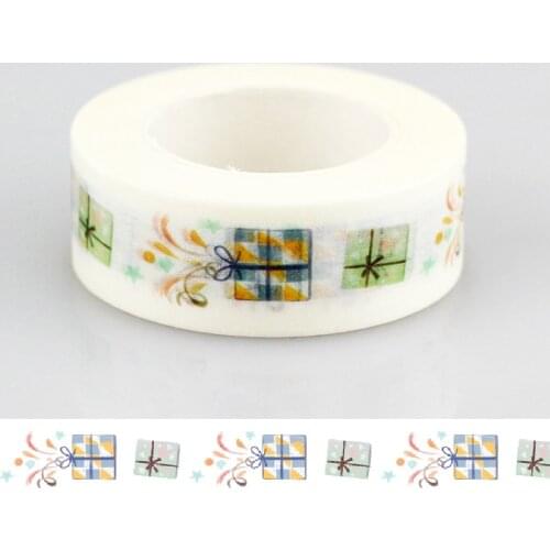 1 PCS DIY Japanese Paper Washi Tape for Gift packaging Masking Tape Adhesive Tapes Stickers Decorative Stationery Tape 1.5cm*10m