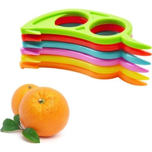 1PC Mini Orange Finger Peelers Creative Lemon Slicer Fruit Peeling Grater Gadget Kitchen Utensil Tools Kitchen Accessories