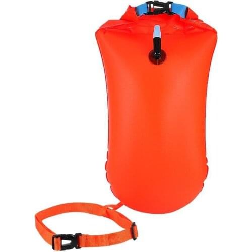 1PC PVC Safety Swimming Buoy Safety Float Air Dry Bag Inflatable Float Bag Multifunction Swimming Drift Bag PVC Lifebelt Water