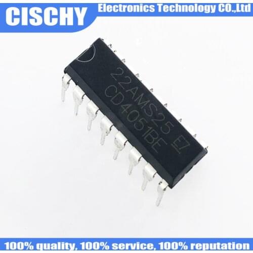 10PCS CD4051BE CD4051 DIP DIP-16 CD4029BE CD4030BE CD4033BE CD4050BE CD4052BE CD4053BE CD4029 CD4030 CD4033 CD4050 CD4052 CD4053