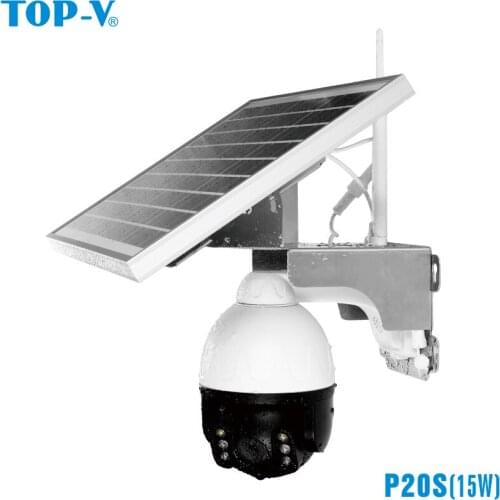 1080P solar panel cctv ptz camera IP66 waterproof security