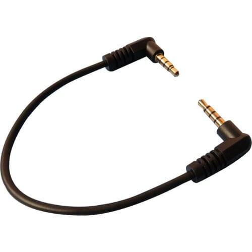 20cm 3.5mm Audio Cable Right Angle 90 Degree oem good quality