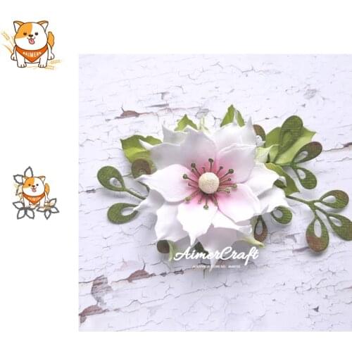 4PCS Flower Series Metal Cutting Dies Scrapbooking Stencil Decorative Craft Embossing Die Cuts Card Making New Dies For 2019