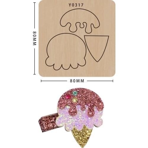 Cut Die Wood Scrapbook Diy Hairpin Handmade Crafts Wood Moulds Dies Cut Making Decor Supplies Dies Template