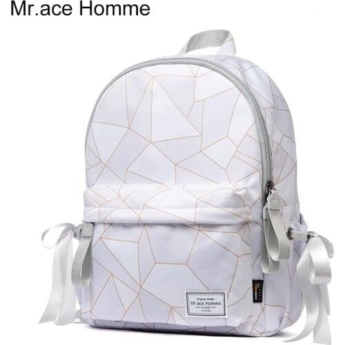 Mr．Ace Homme Womens School Bags
