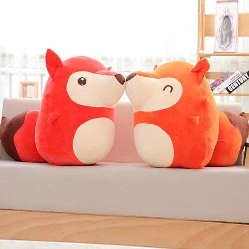 Wholesale stuffed plush orange fox doll birthday gift for Chlidren 20-40cm New Style toy Cartoon fat fox plush toys