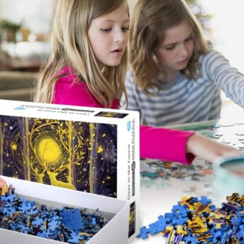 Jigsaw puzzles 1000 pieces wooden Assembling picture Landscape puzzles toys for adults children kids games educational Toys