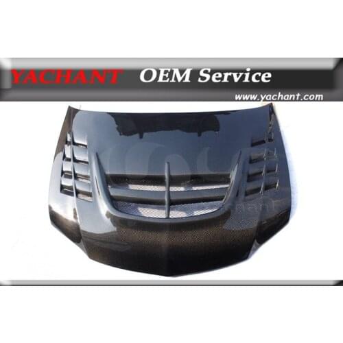 Car-Styling Carbon Fiber Front Hood Fit For 2003-2007 Mitsubishi Evoulution 8 9 VTX Style GT Bonnet